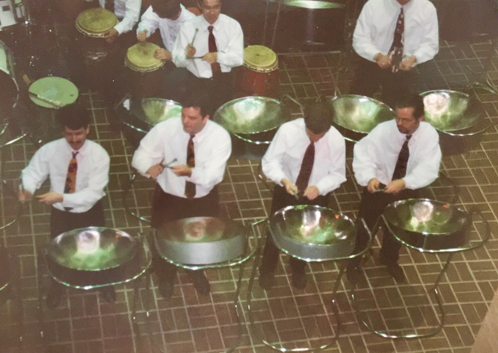 Performing with Robert Greenidge